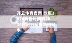 开云体育官网-欧冠2024赛程时间表2024欧冠冠军最新赔冠率